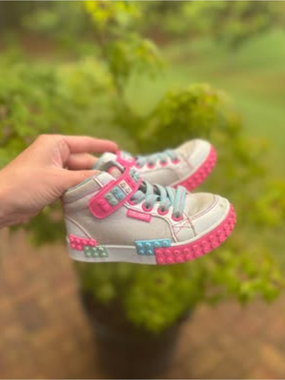 Skechers Brick Kicks high-top sneakers size toddler girl 8